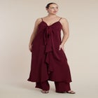 Tie-Front Ruffle Duster image number 1