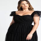 Fluttery Tiered Dress image number null