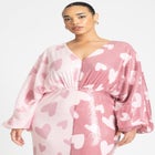 Split Pattern Dress image number null