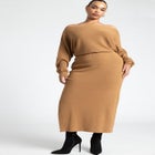 Off The Shoulder Long Sleeve Dress image number null