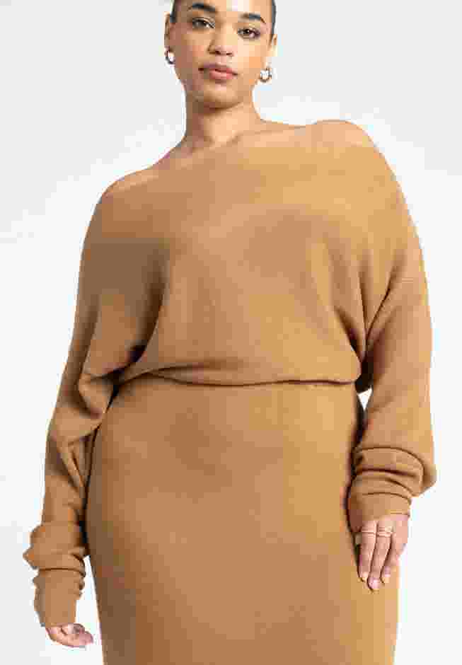 Off The Shoulder Long Sleeve Dress image number 3