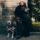 Pleat Detail Trouser With Long Belt image number null