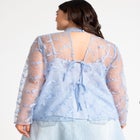 Back Tie Lace Top image number null