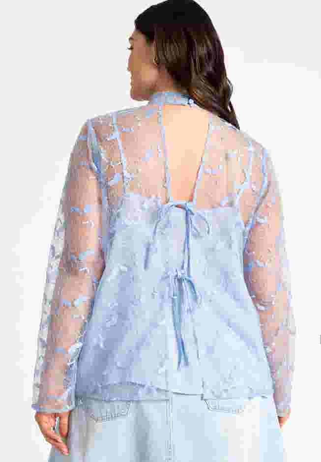 Back Tie Lace Top image number 1