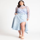 Back Tie Lace Top image number null