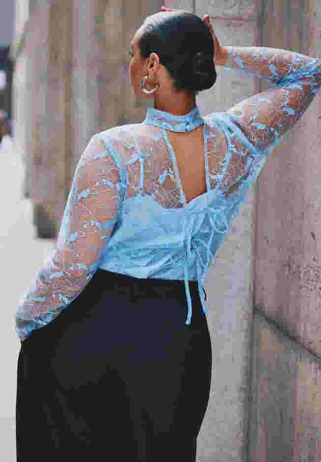 Back Tie Lace Top image number 3