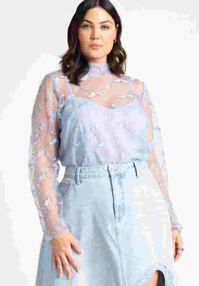Back Tie Lace Top image number 0