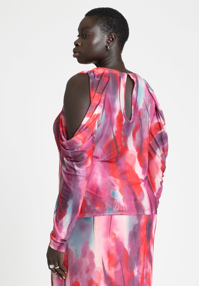 Off The Shoulder Asym Top image number null