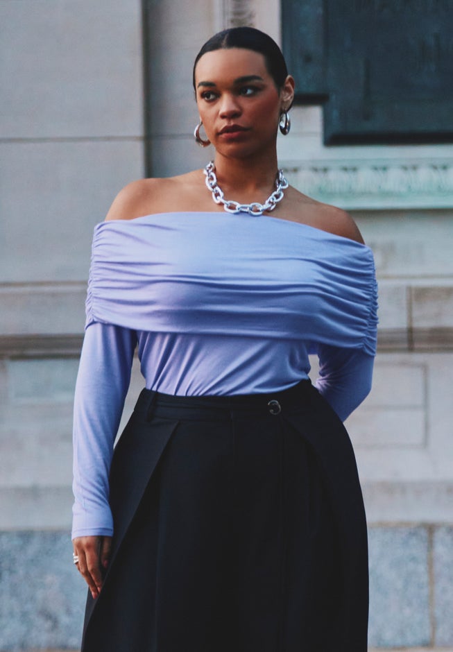 Off The Shoulder Top image number null