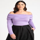 Off The Shoulder Top image number null