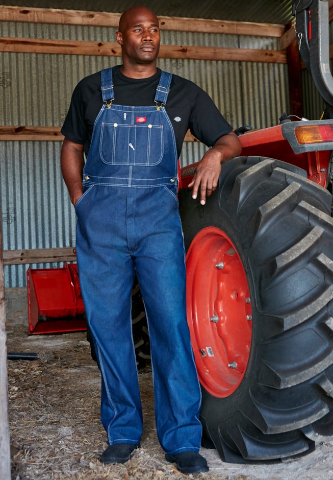 Dickies® Rigid Denim Bib Overalls image number 2