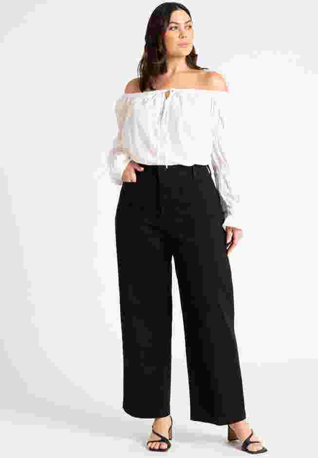 Off The Shoulder Detail Blouse image number 3