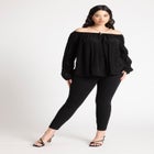 Off The Shoulder Detail Blouse image number 3