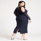 Cold Shoulder Maxi Dress image number null