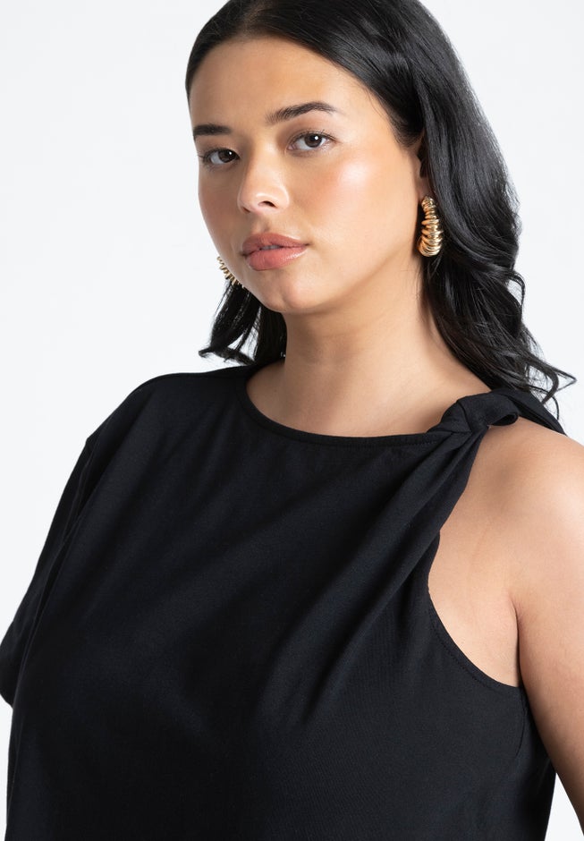 Twist Shoulder Tee image number 1