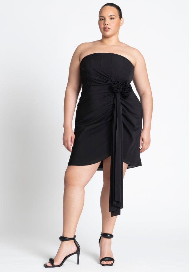 Rosette Sash Mini Dress image number 0