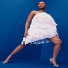 Ruffle Halter Neck Mini Dress image number null