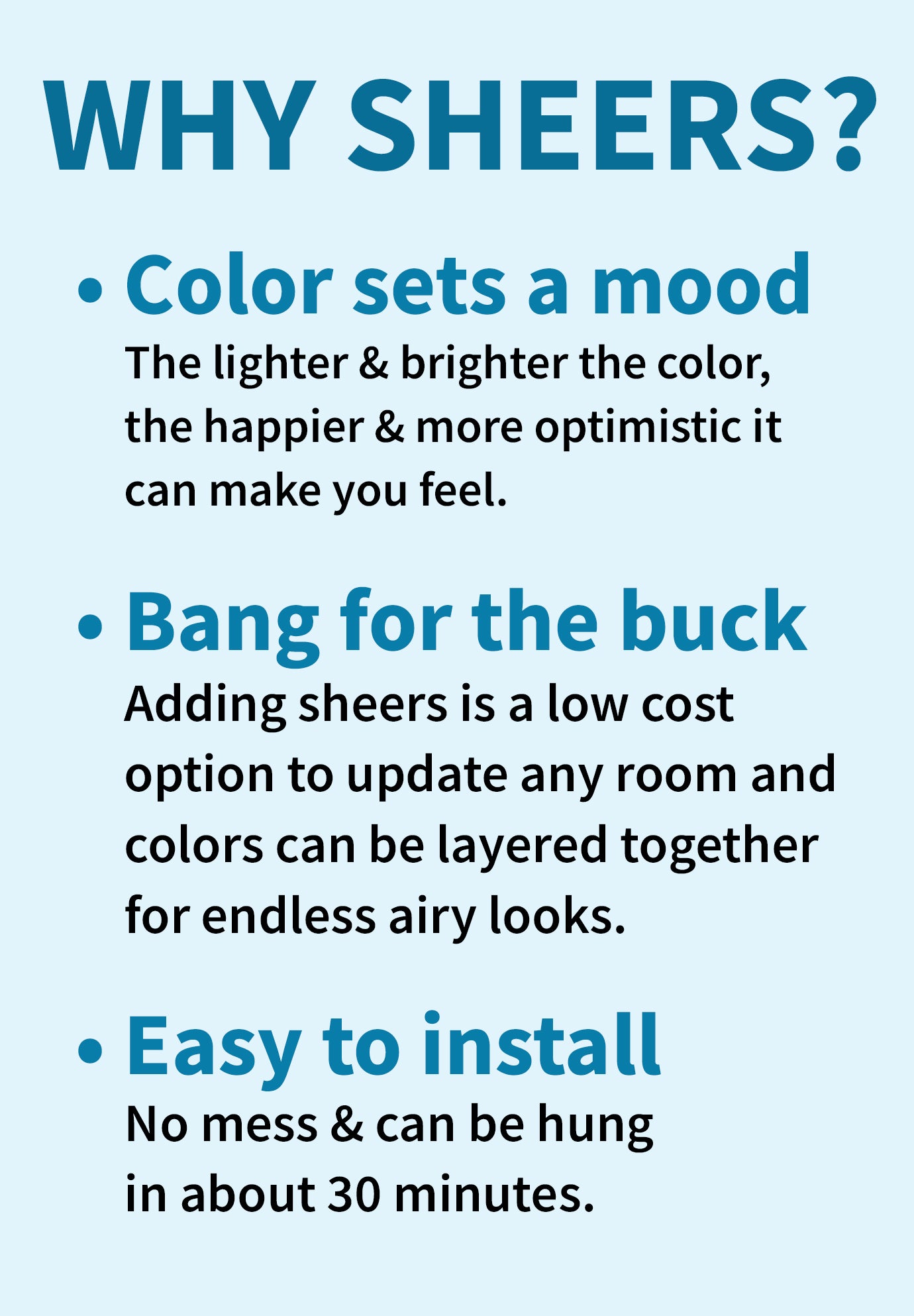 BH Studio Sheer Voile 5-Pc. One-Rod Curtain Set image number 2