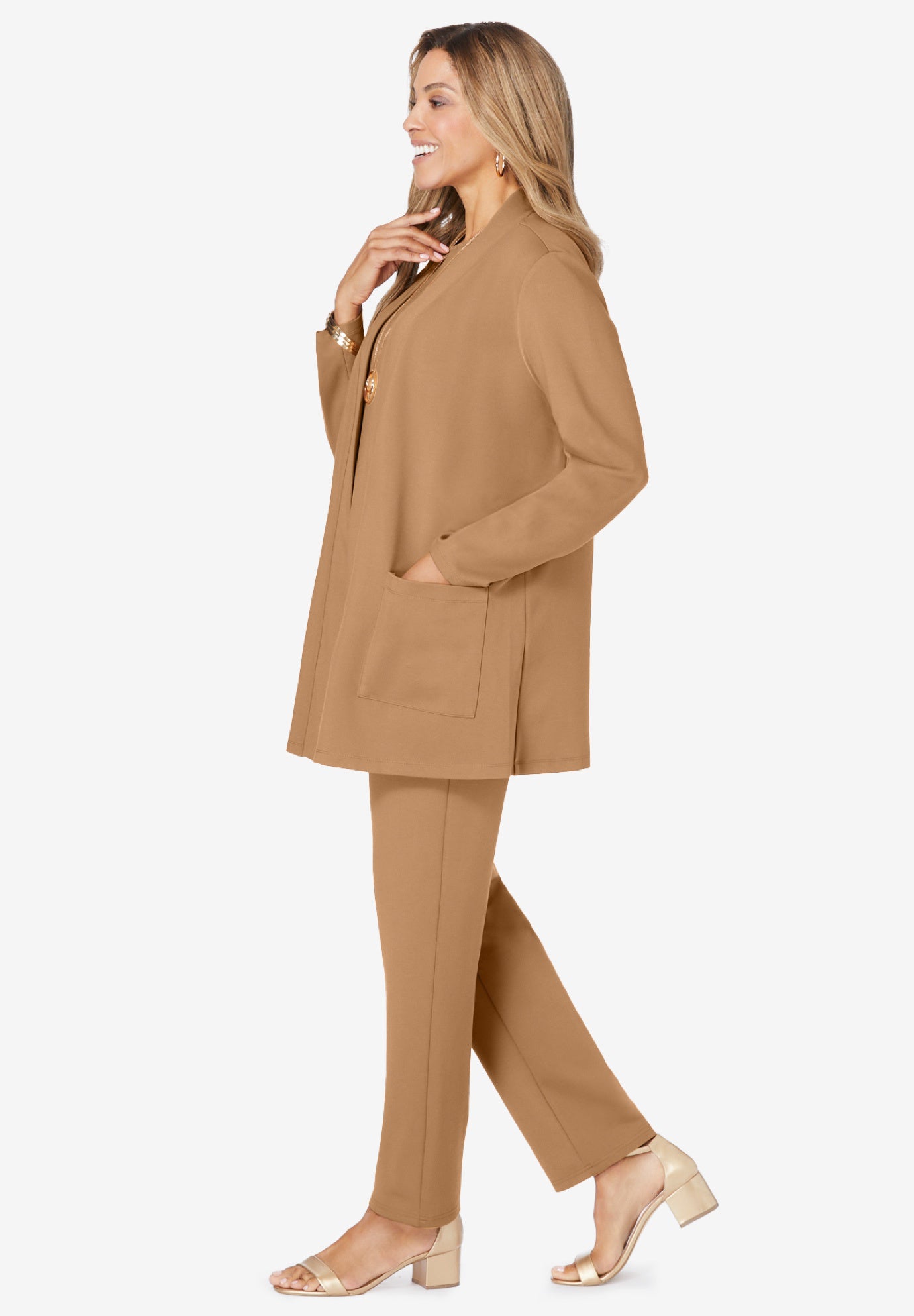 3 Piece Ponte Pant Set image number 2