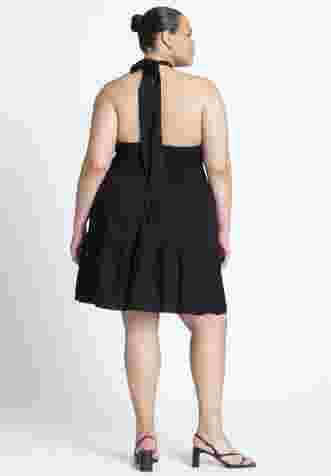 Halter Flare Mini Dress image number 2
