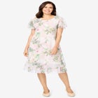 Overlay Tiered Dress image number null