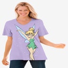 Lavender Tinkerbell V-Neck Tee image number null