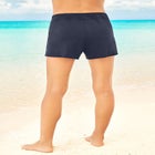 Wide-Band Swim Short with Built-In Brief image number null