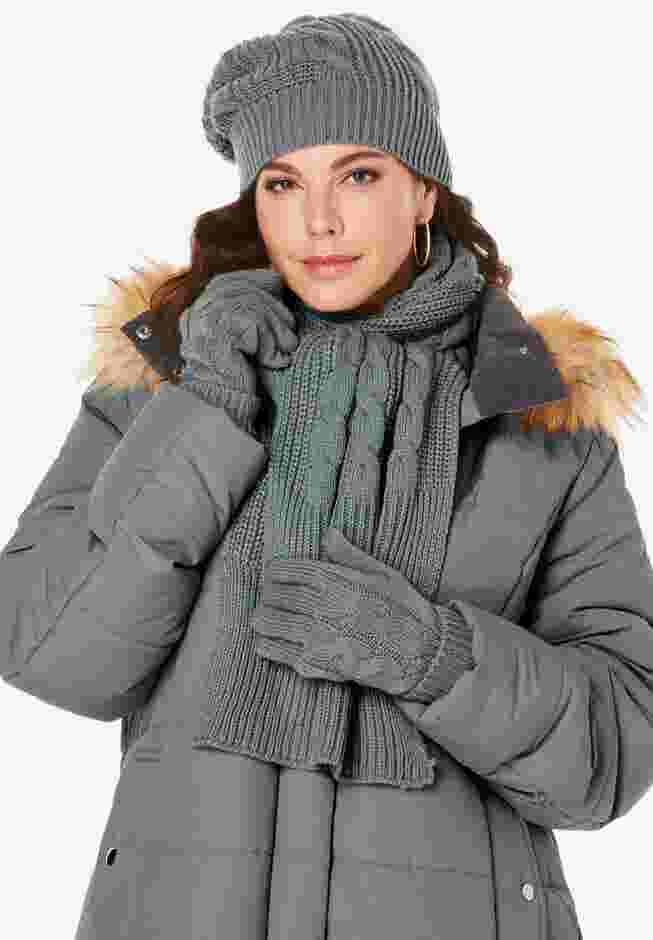 Cable Knit Scarf image number 0