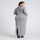 Mock Neck Maxi Dress image number null