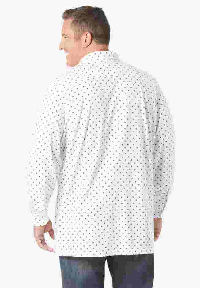 Stretch Knit Long Sleeve Buttondown image number 1