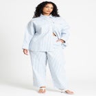 Yarn Dye Striped Shacket image number null