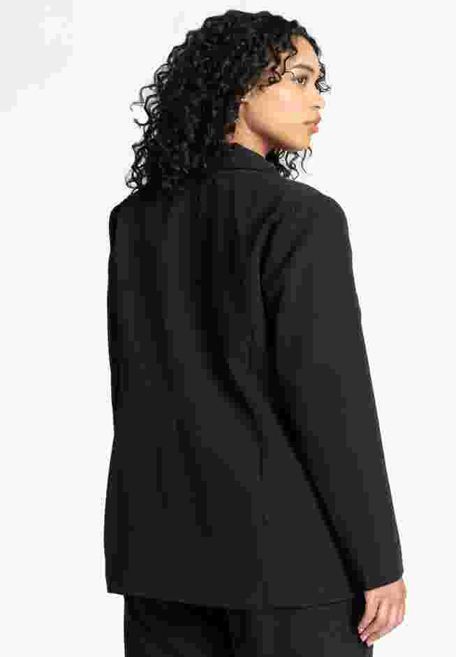 Nipped Waist Stretch Blazer image number 1