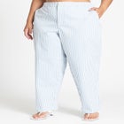 Yarn Dye Striped Straight Leg Pant image number null