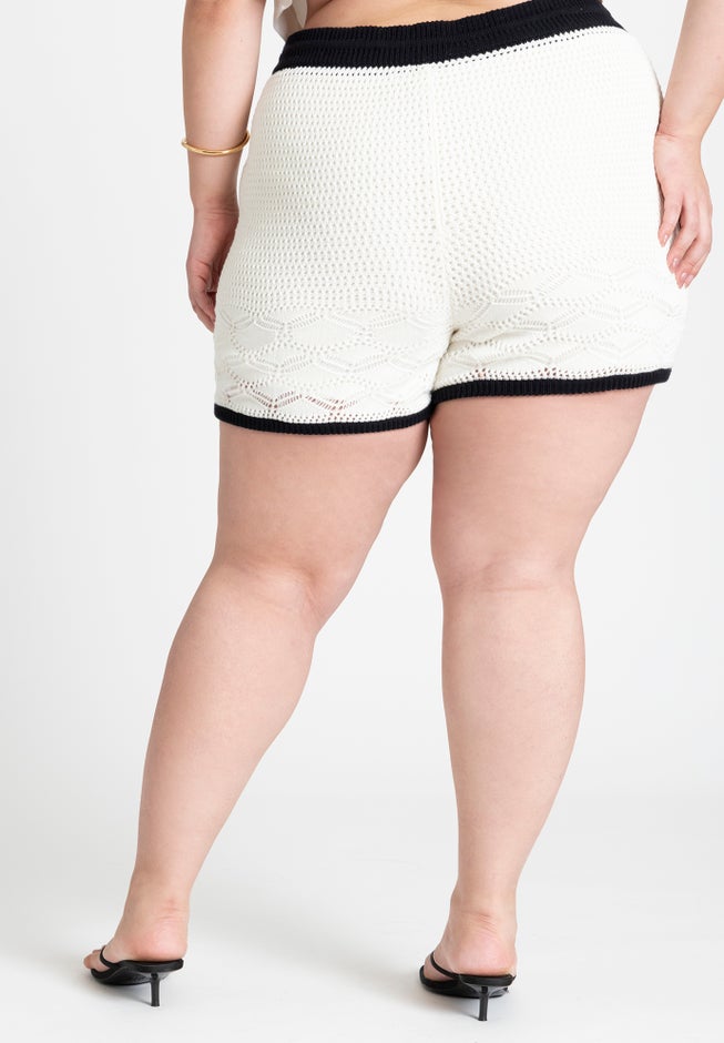 Knitted Crochet Short image number null