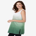 Longer-Length Dip-Dye Sleeveless Tunic image number null