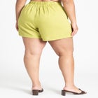 Linen Skort With Beads image number null