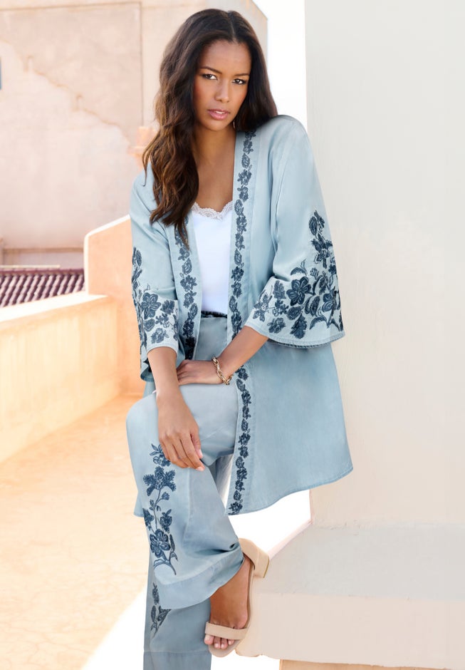 Chambray Kimono image number 0