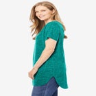 Marled V-Neck Tunic image number null