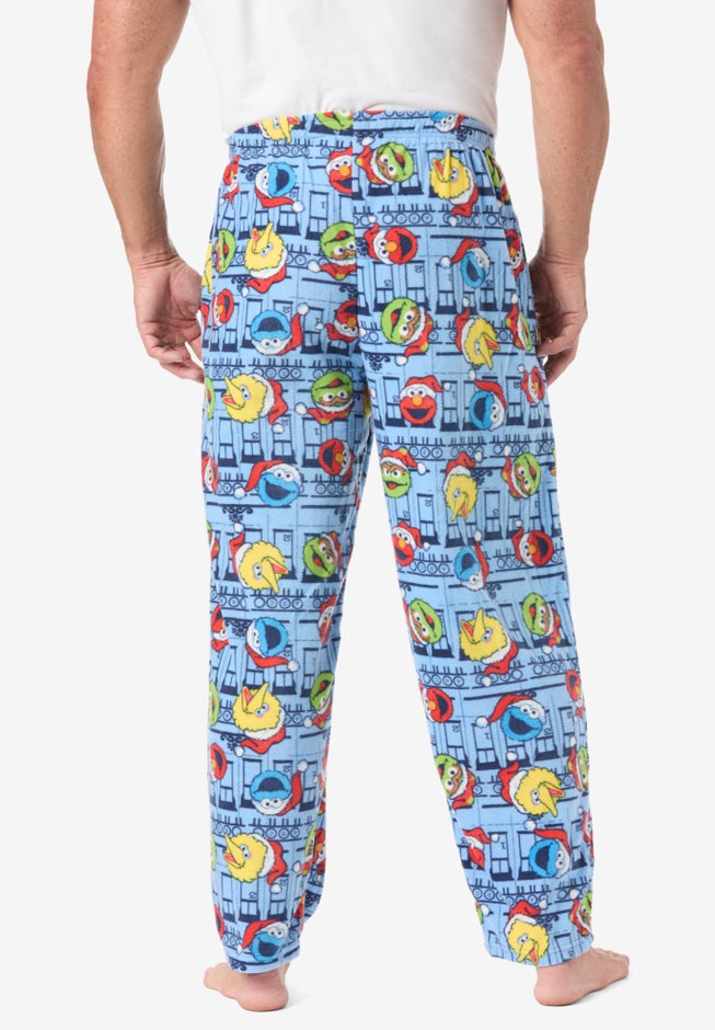 Microfleece holiday pajama pants image number 1