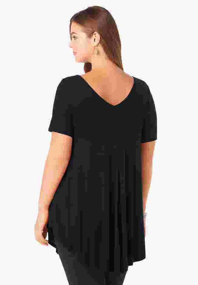 Ultra Drape V Neck Swing Tunic image number 1