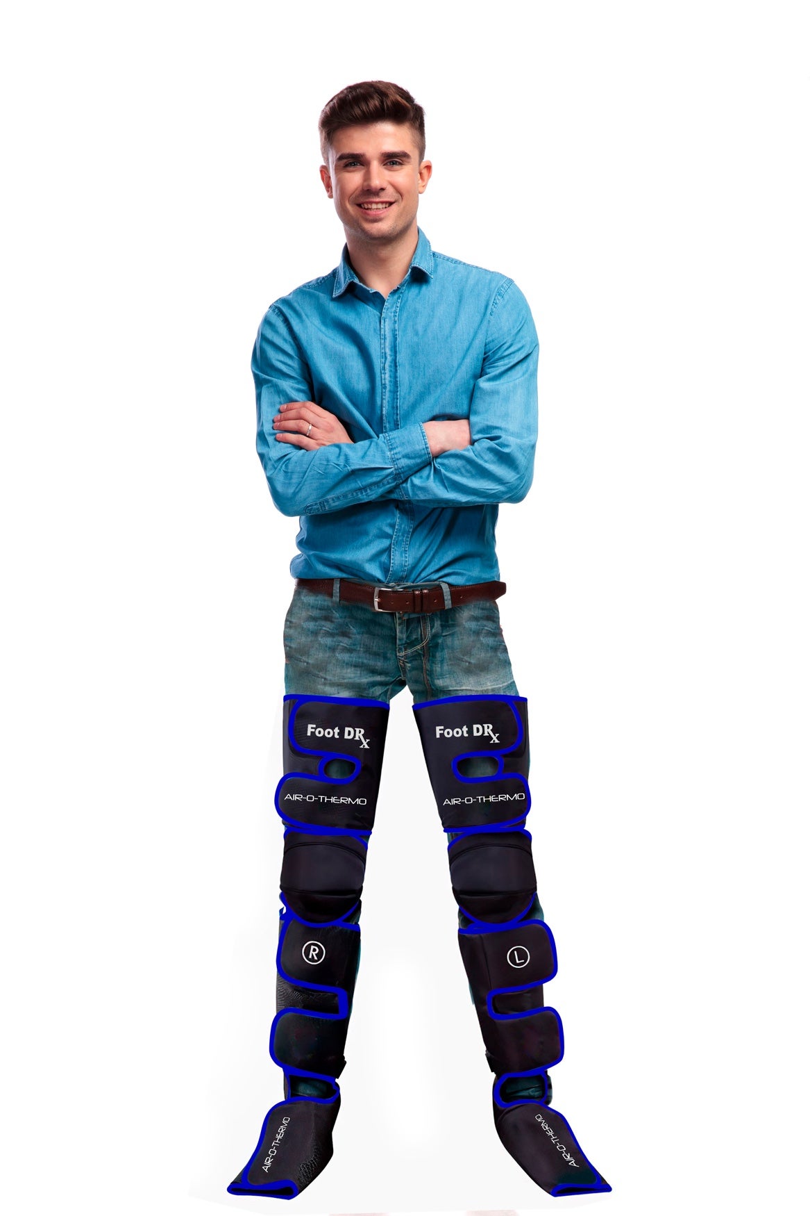 Air-O-Thermo Full Air Compression Leg Massager image number 1