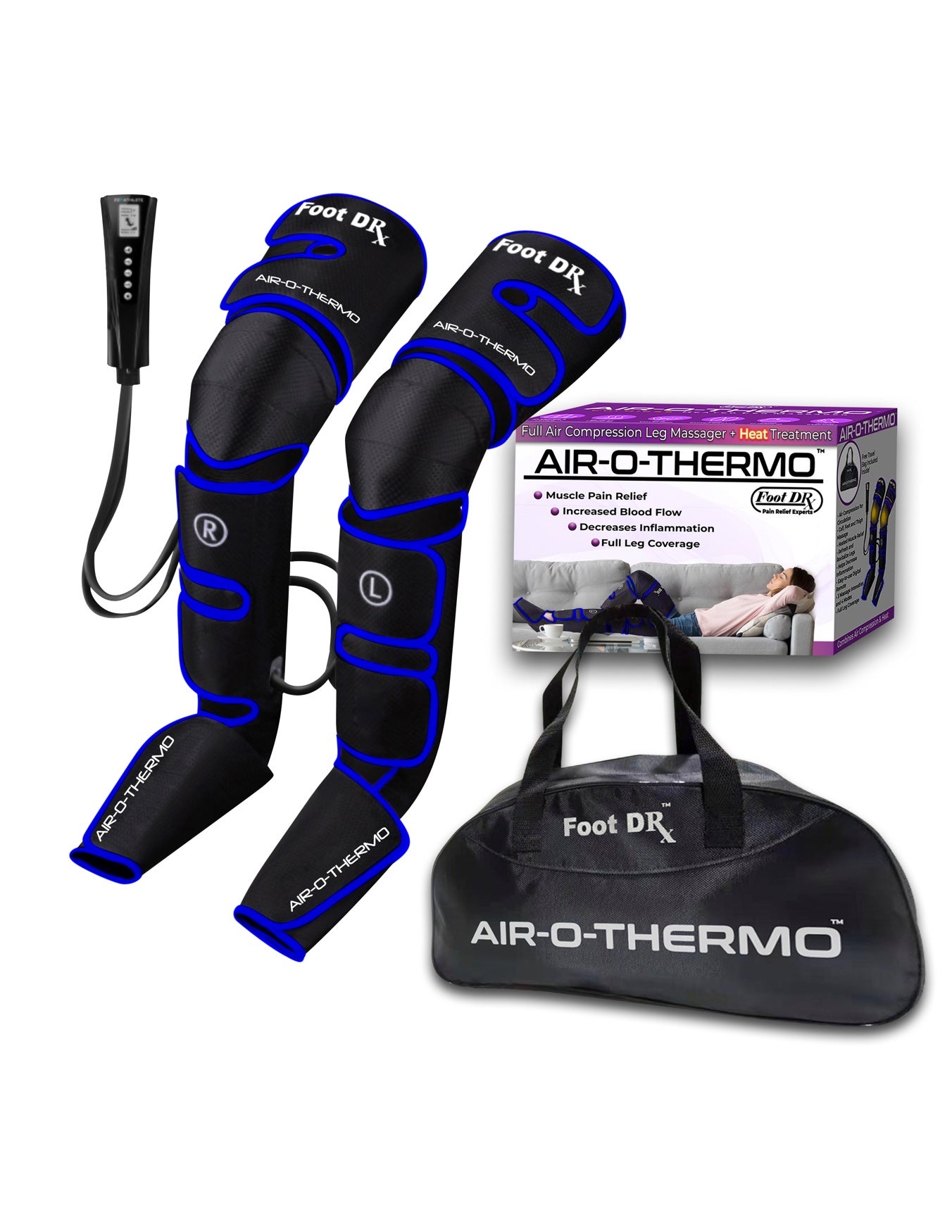 Air-O-Thermo Full Air Compression Leg Massager image number 0