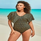 Flutter-Sleeve One-Piece image number null