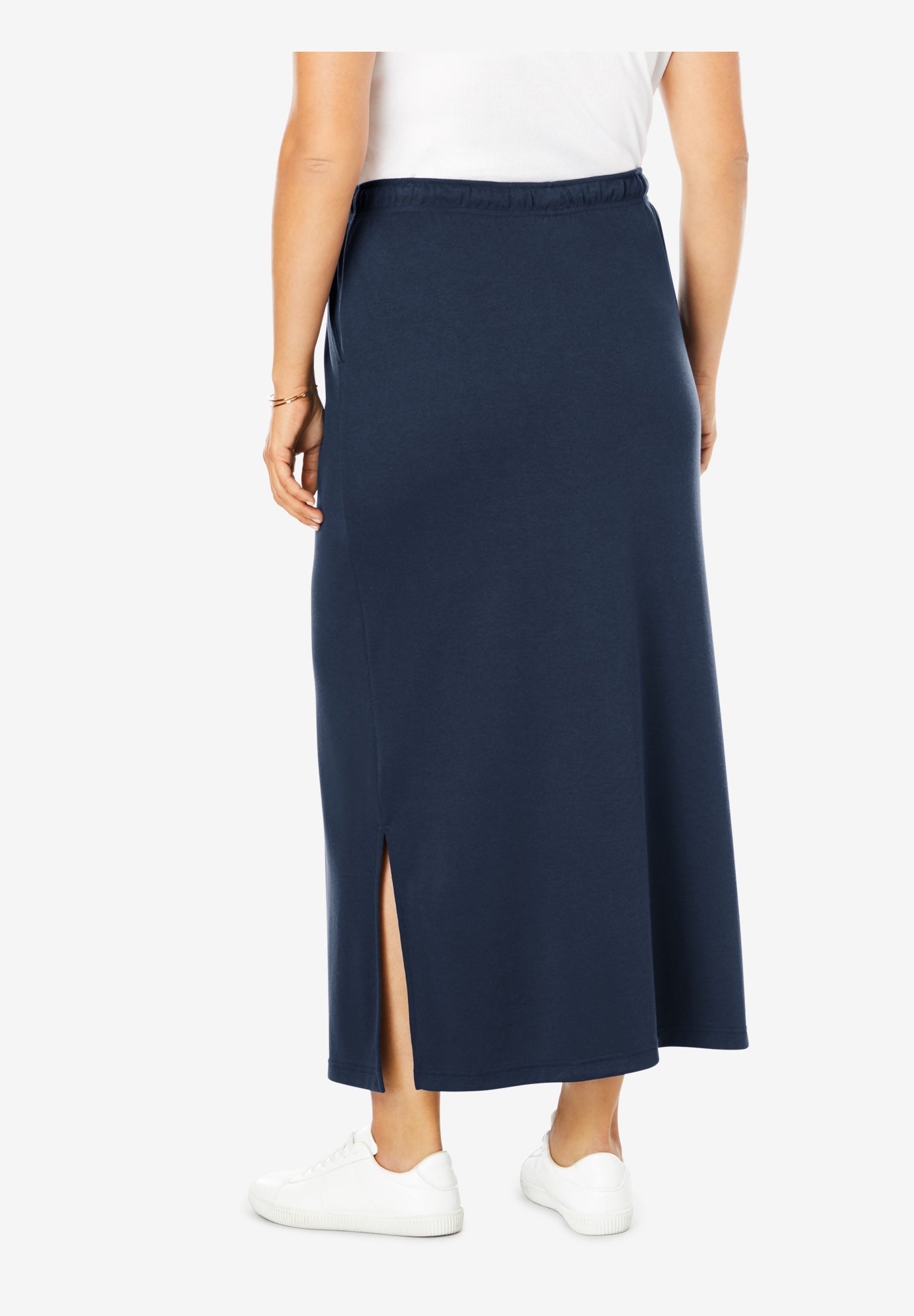 Sport Knit Side-Slit Skirt image number 1