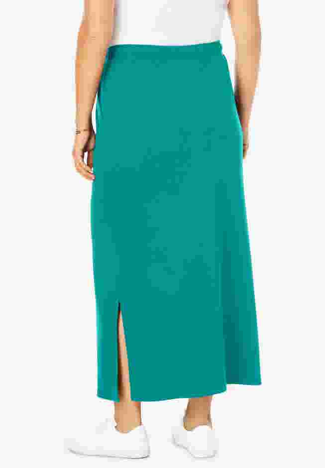 Sport Knit Side-Slit Skirt image number 1