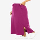 Sport Knit Side-Slit Skirt image number null