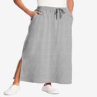 Sport Knit Side-Slit Skirt image number null