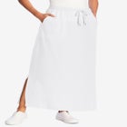 Sport Knit Side-Slit Skirt image number null