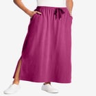 Sport Knit Side-Slit Skirt image number null