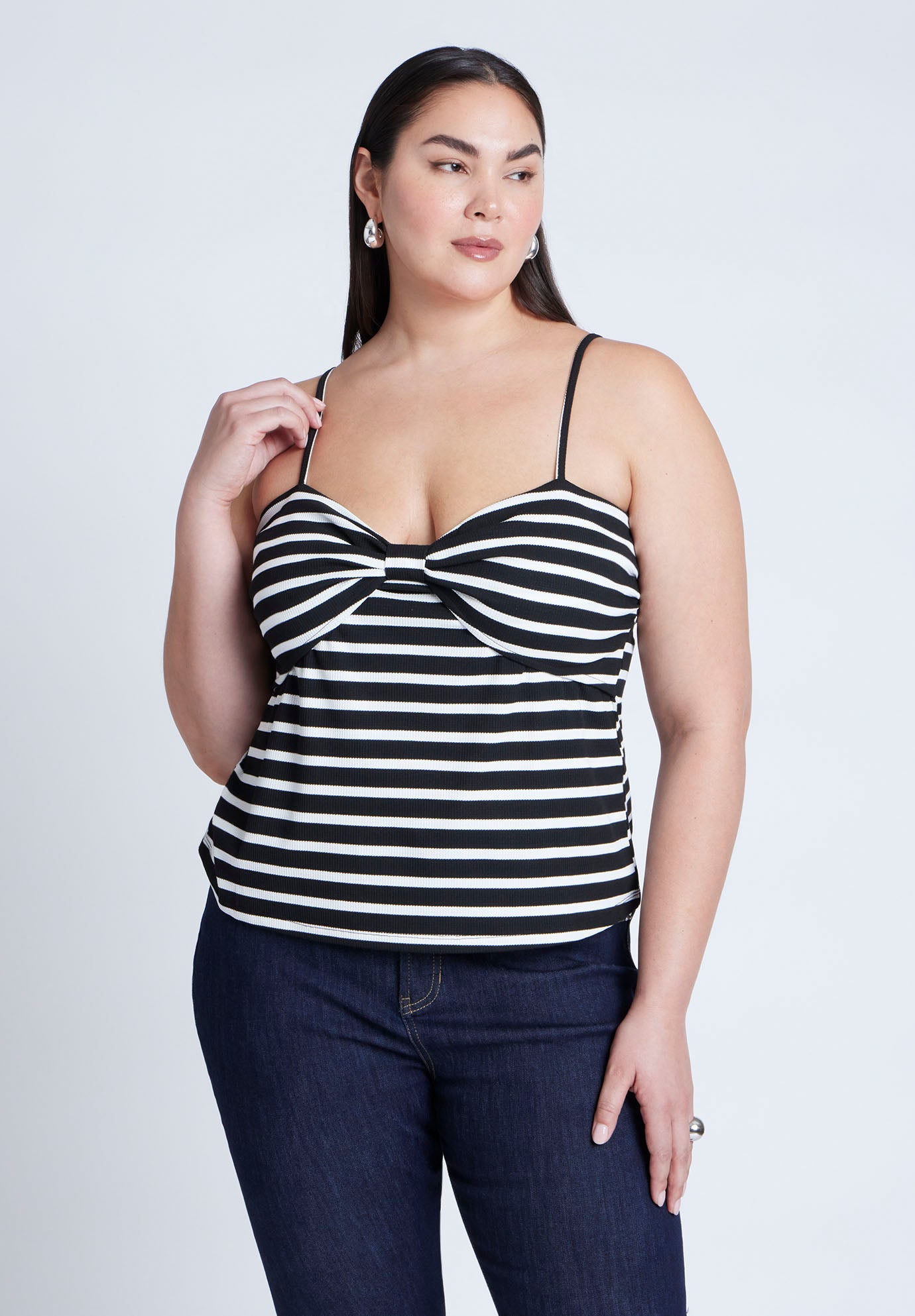 Striped Sweetheart Tank image number 0